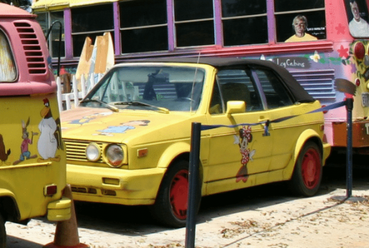 painted volkswagen golf