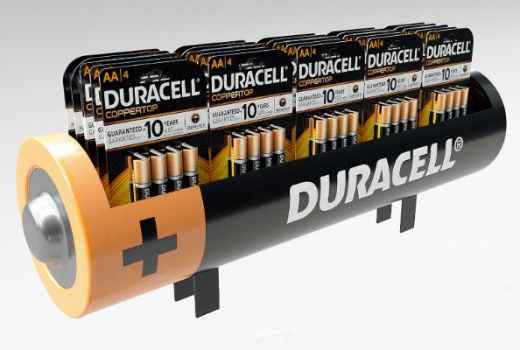 duracell POS display